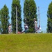 VES 8th graders jump towers