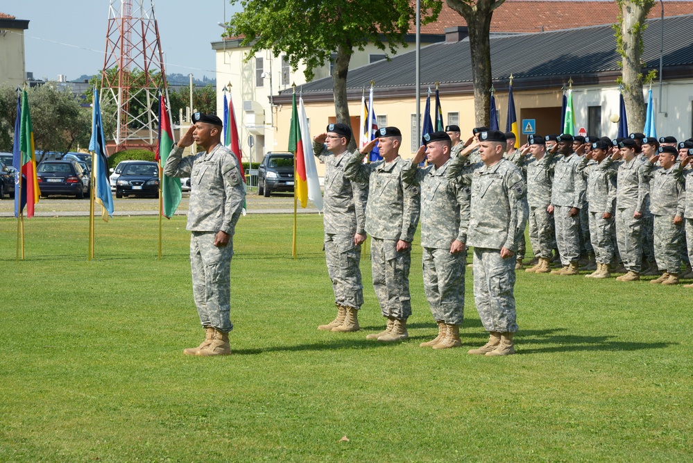 Change of command ceremony SETAF/ US Army Africa