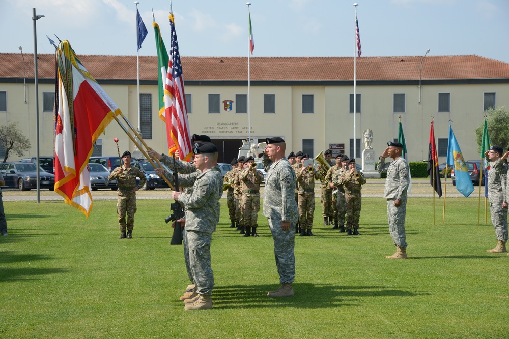 Change of command ceremony SETAF/ US Army Africa