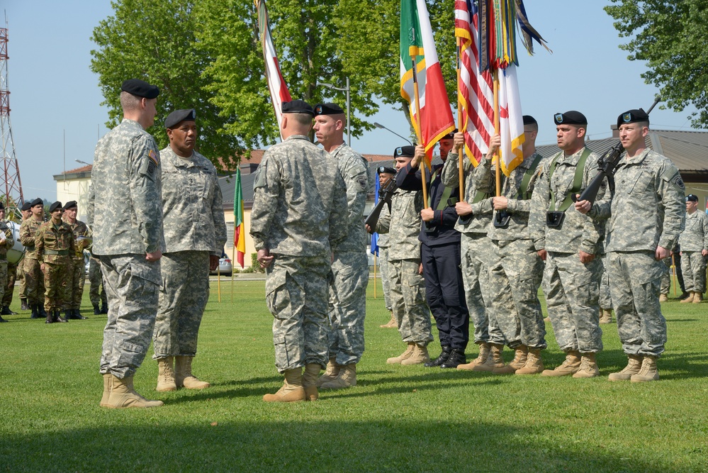 Change of command ceremony SETAF/ US Army Africa