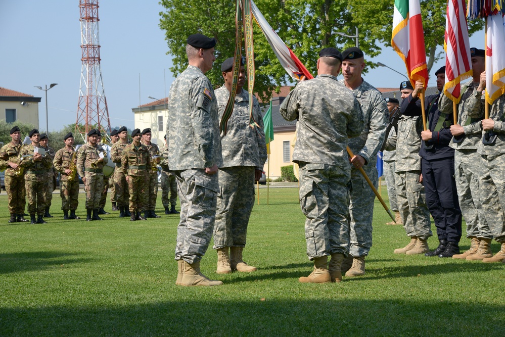 Change of command ceremony SETAF/ US Army Africa