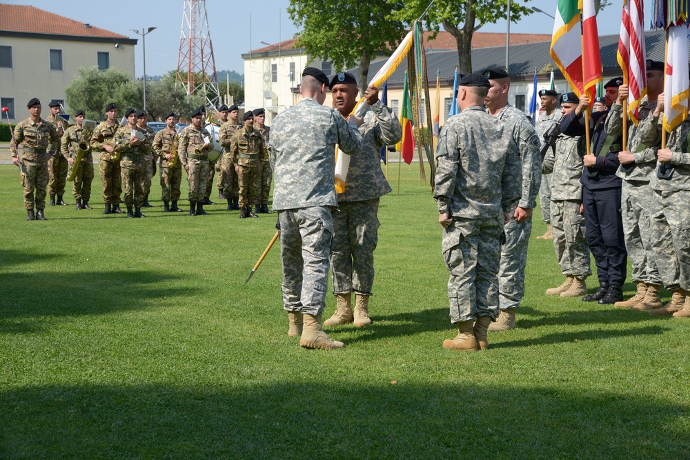 Change of command ceremony SETAF/ US Army Africa