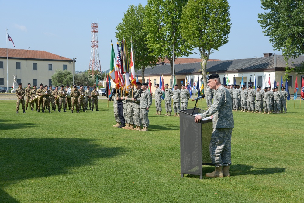 Change of command ceremony SETAF/ US Army Africa