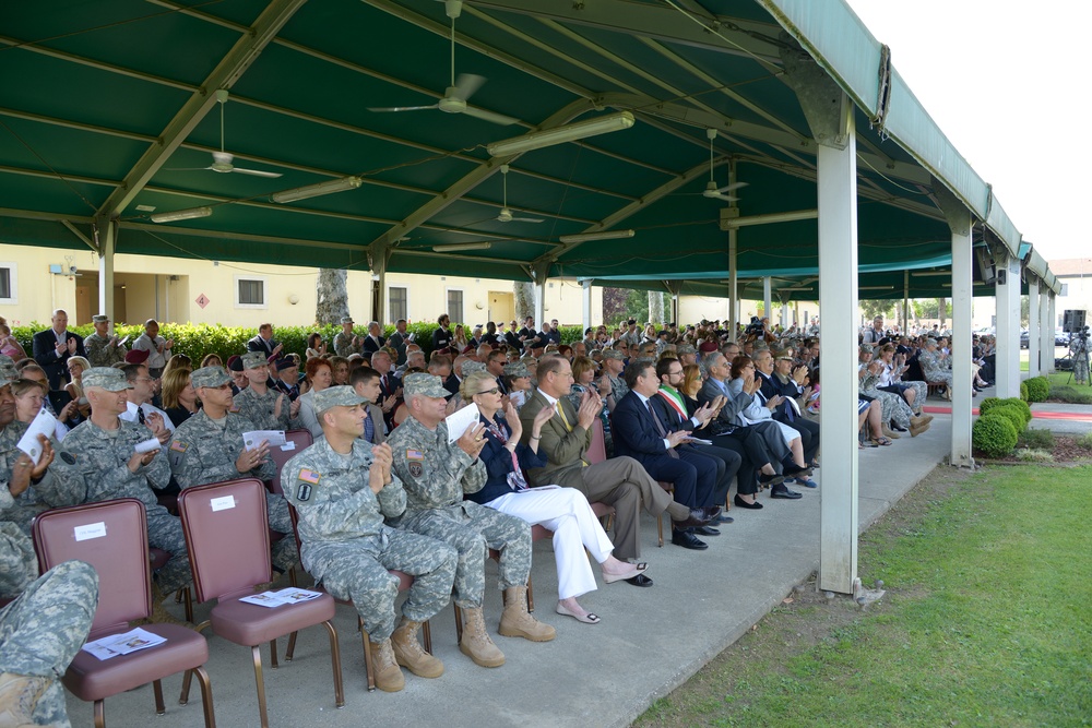 Change of command ceremony SETAF/ US Army Africa