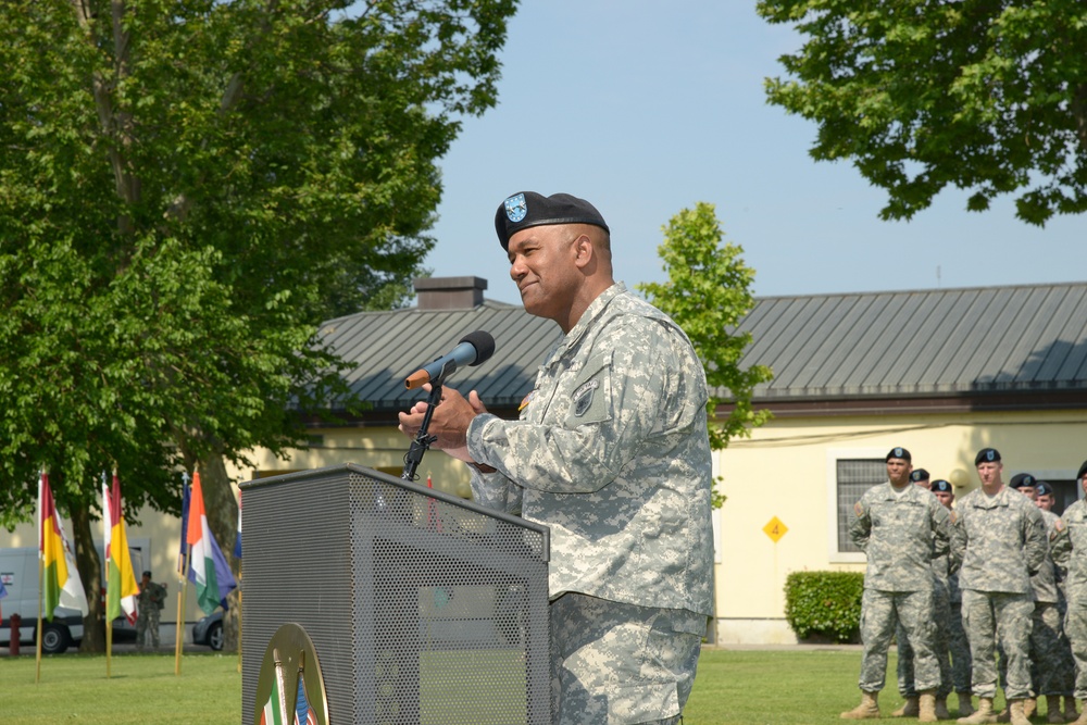 Change of command ceremony SETAF/ US Army Africa