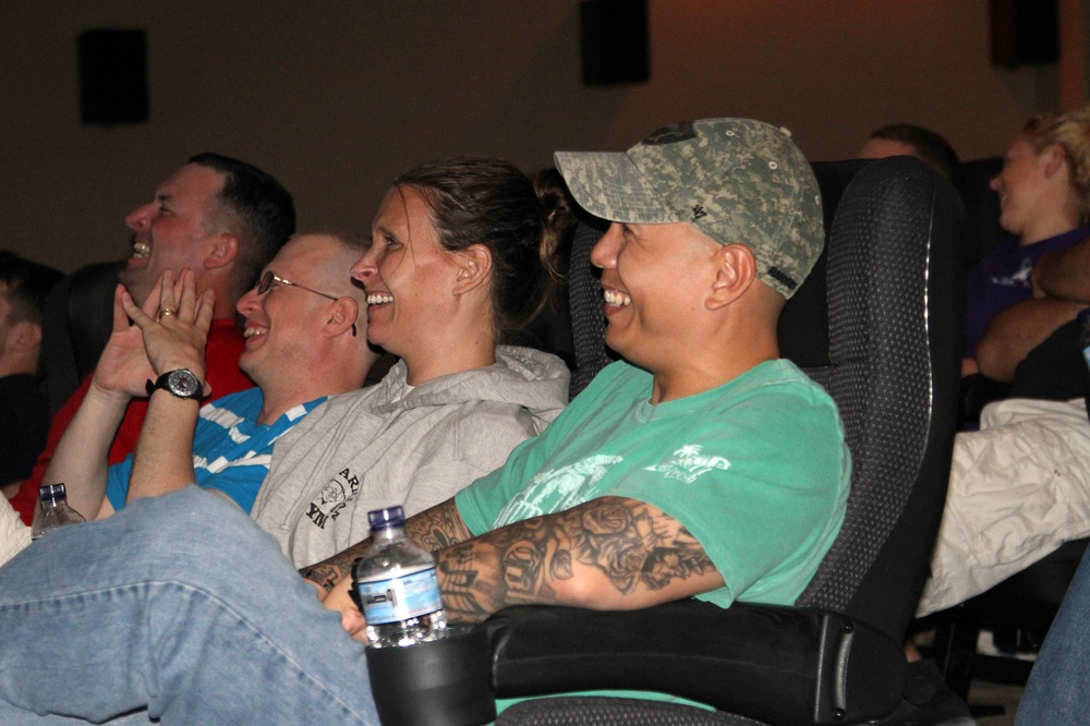 Comedy night brings laughter to Soldiers overseas