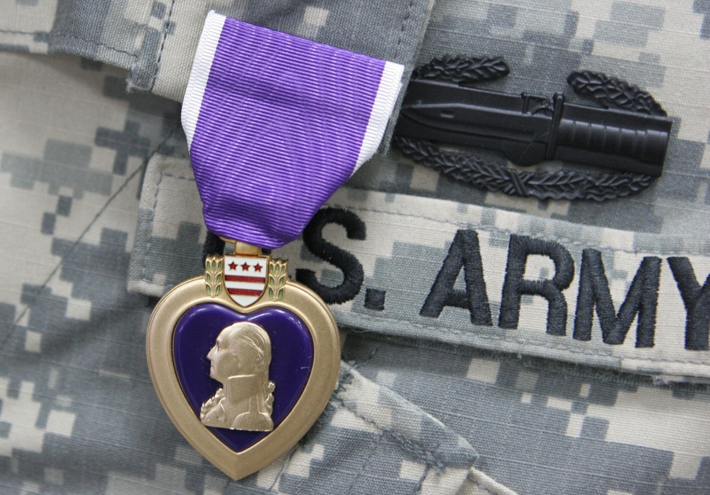 Purple Heart awarded