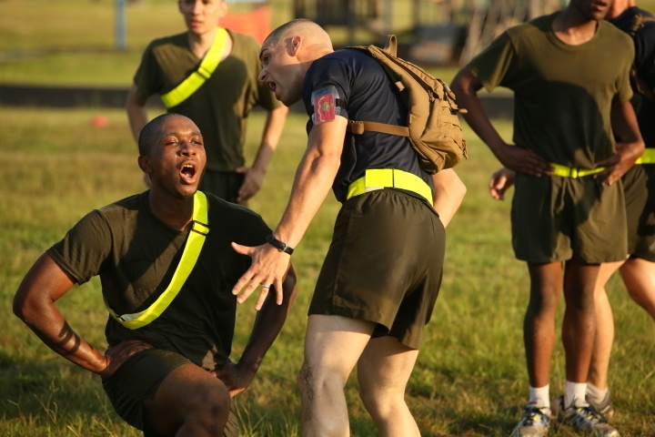 Photo Gallery: Marine recruits strengthen bodies, minds during physical training on Parris Island