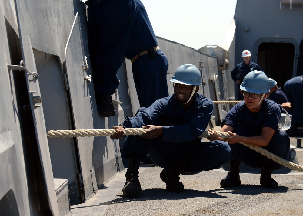 USS Green Bay pulls into Naval Station San Diego