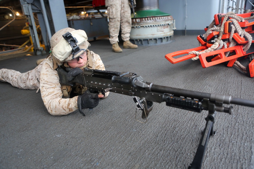 11th MEU Marines train for straits transit safety