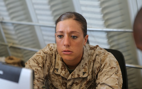 Marine hopes to one day help heal mentally wounded veterans as a social worker