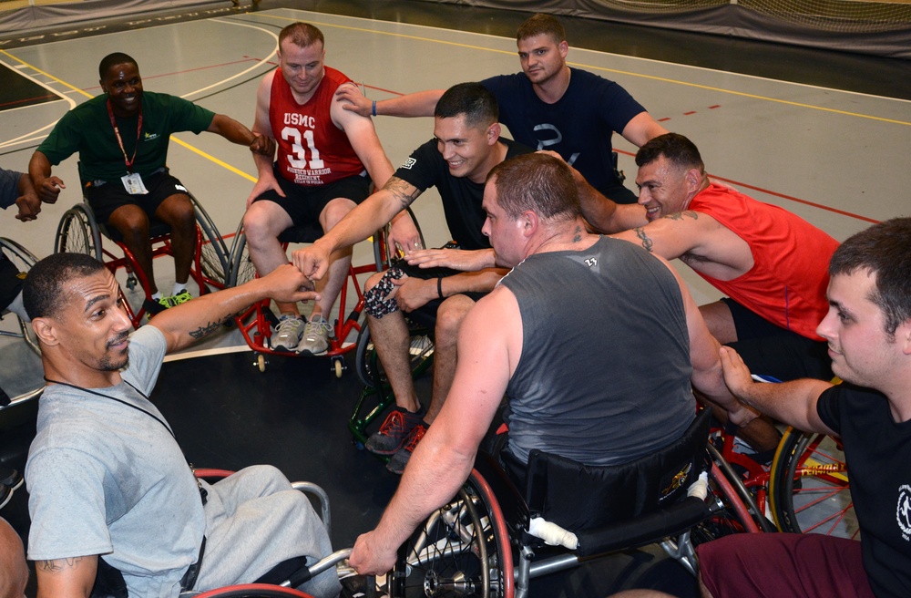 DVIDS - News - Wheelchair basketball all about 'picking and rolling'