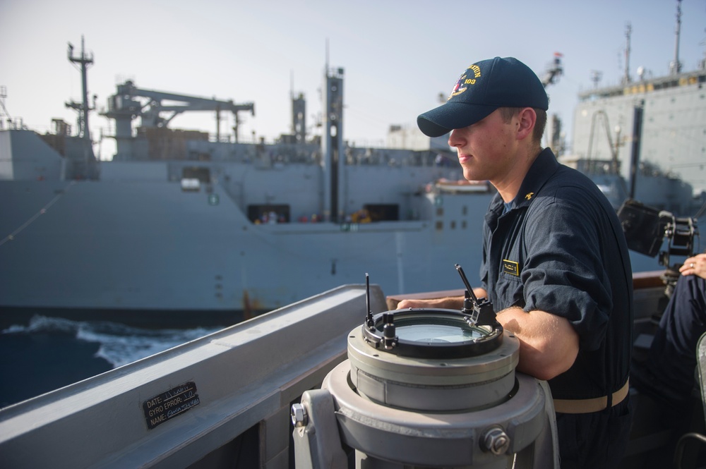 USS Truxtun underway operations