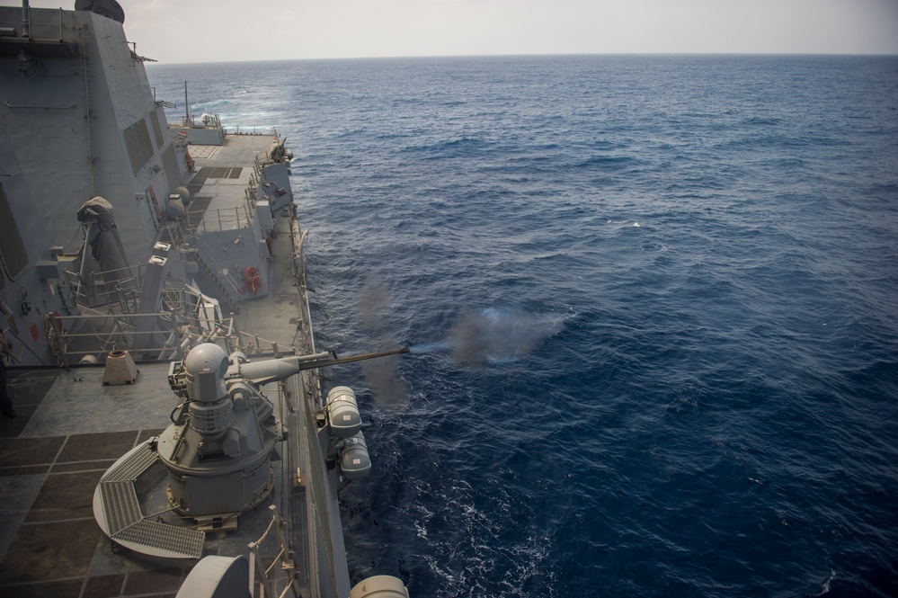 USS Truxtun underway operations