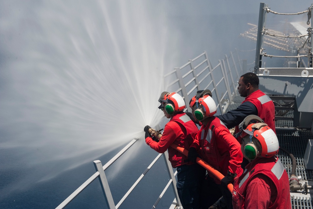 CERTEX flight deck fire drill