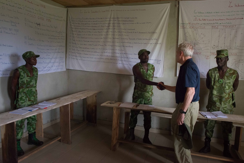 SECNAV in Gabon