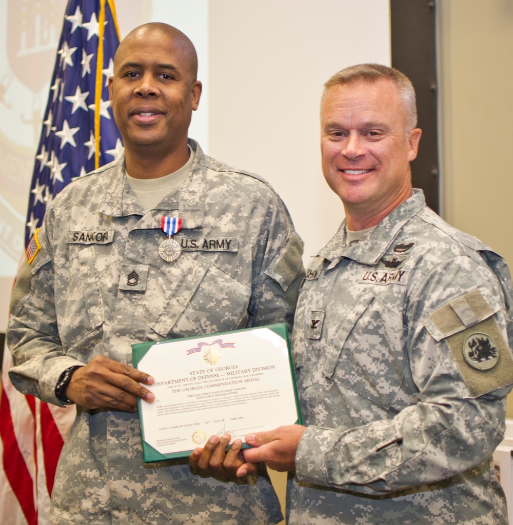 Georgia Guardsmen honored for service during crisis