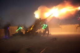 Tango Battery provides artillery support for coalition forces in southwestern Afghanistan