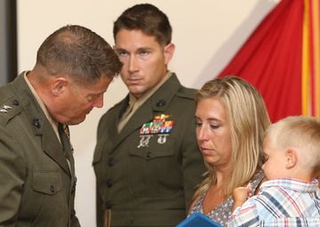 Gunnery Sgt. Gifford Navy Cross Ceremony
