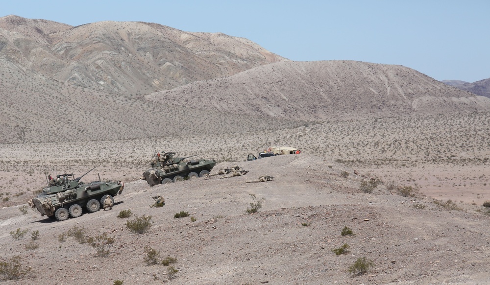 4th LAR sets up security at mechanized assault course