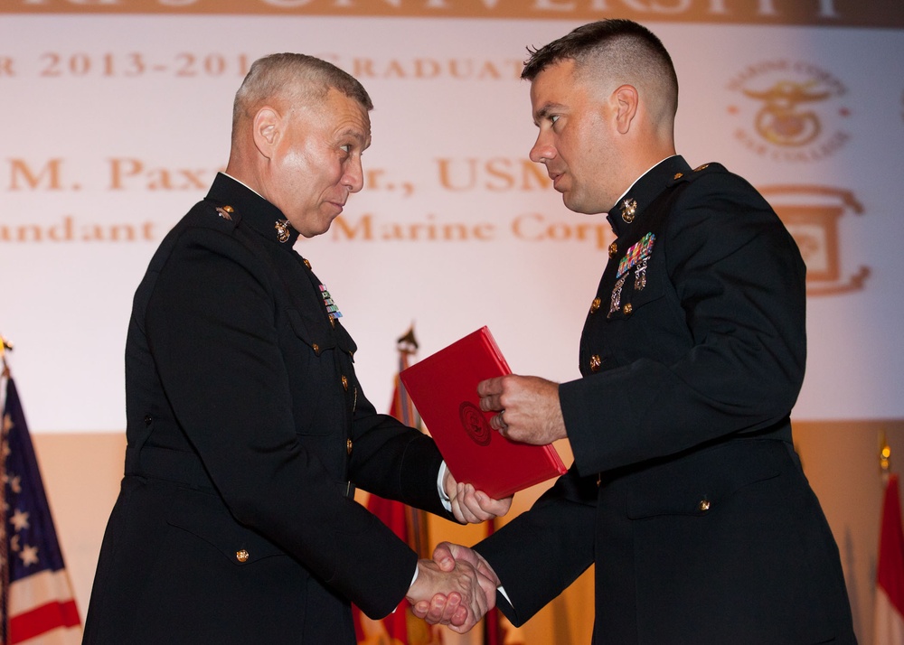 Marine Corps University Graduation
