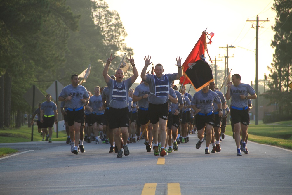 Vanguard Brigade runs in 3rd ID’s 239th Army Birthday run
