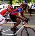 Retired Staff Sgt. Johnson competes as the first blind athlete in cycling at the 2014 Warrior Trials