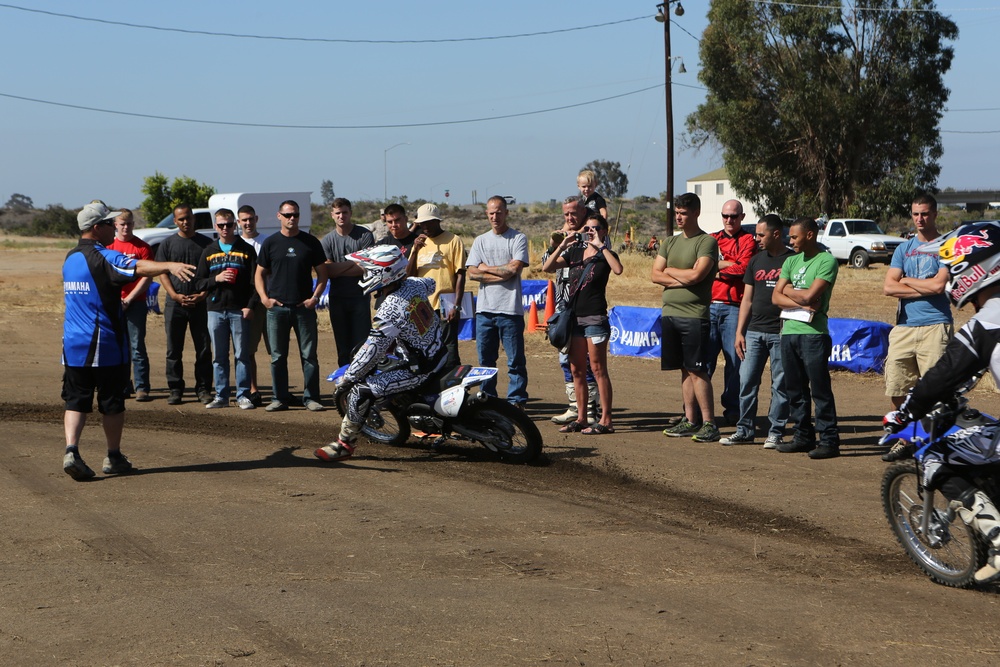 Marines take part in American Supercamp motorcycle training