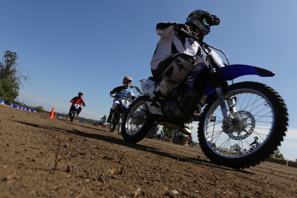 Marines take part in American Supercamp motorcycle training