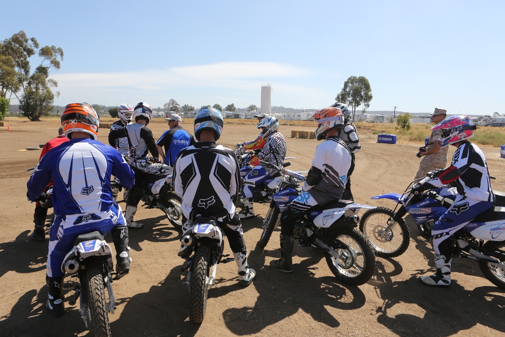 Marines take part in American Supercamp motorcycle training