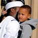 USS Peleliu Sailors man the rails