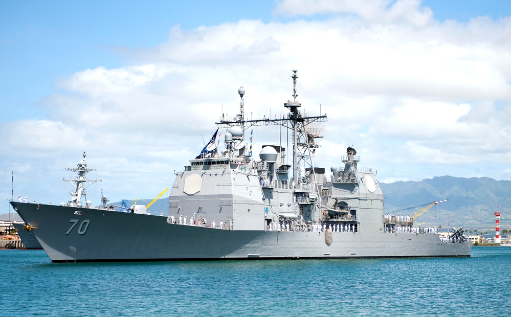 USS Lake Erie returns to Joint Base Pearl Harbor-Hickam