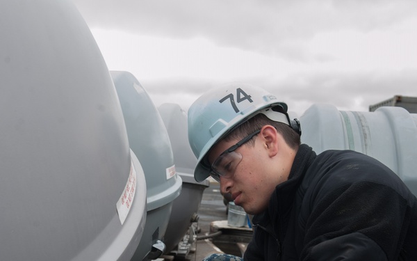 USS John C. Stennis action