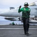 USS Ronald Reagan flight deck activity