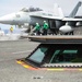 USS Ronald Reagan flight deck activity