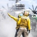 USS Ronald Reagan flight deck activity