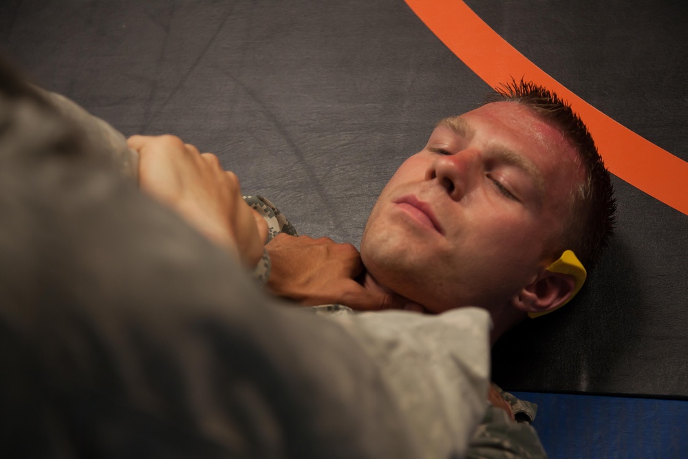 55th Signal Company (Combat Camera) Combatives Class Level 1 certification