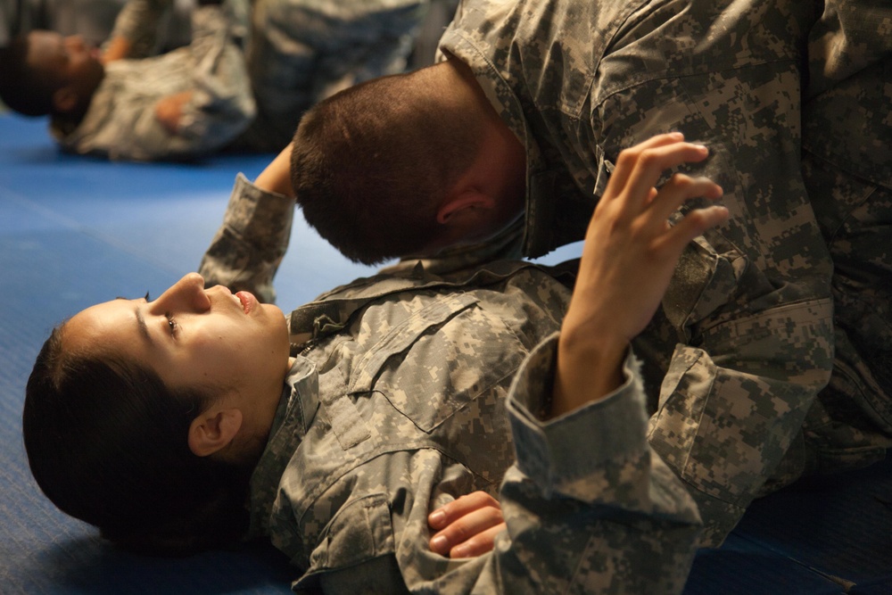 55th Signal Company (Combat Camera) Combatives Class Level 1 certification