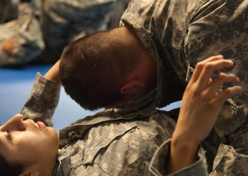 55th Signal Company (Combat Camera) Combatives Class Level 1 certification