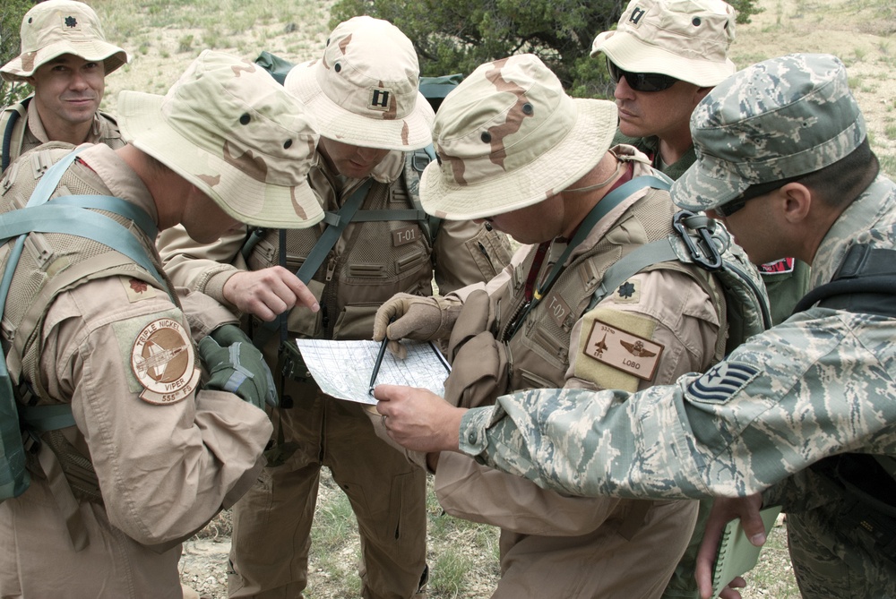 120th Fighter Squadron pilots SERE training