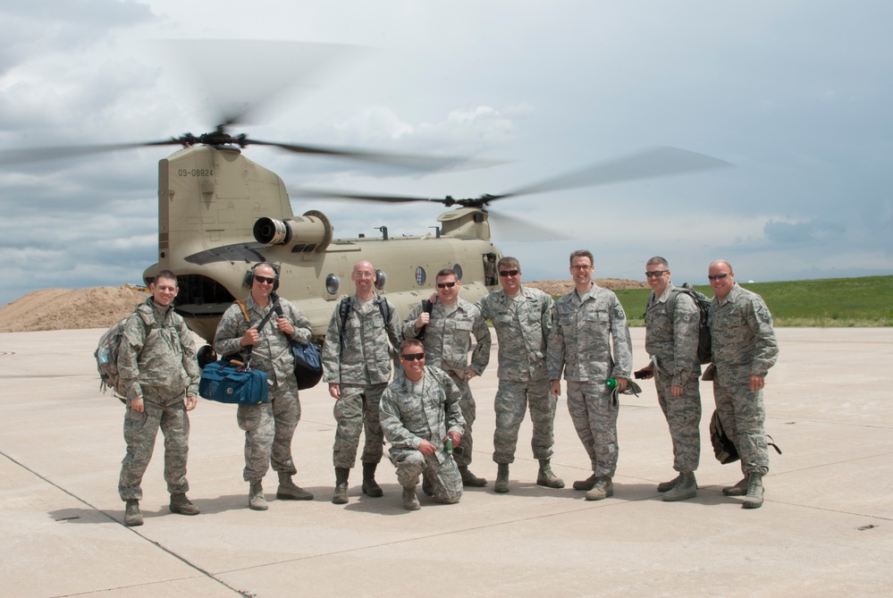 120th Fighter Squadron SERE training