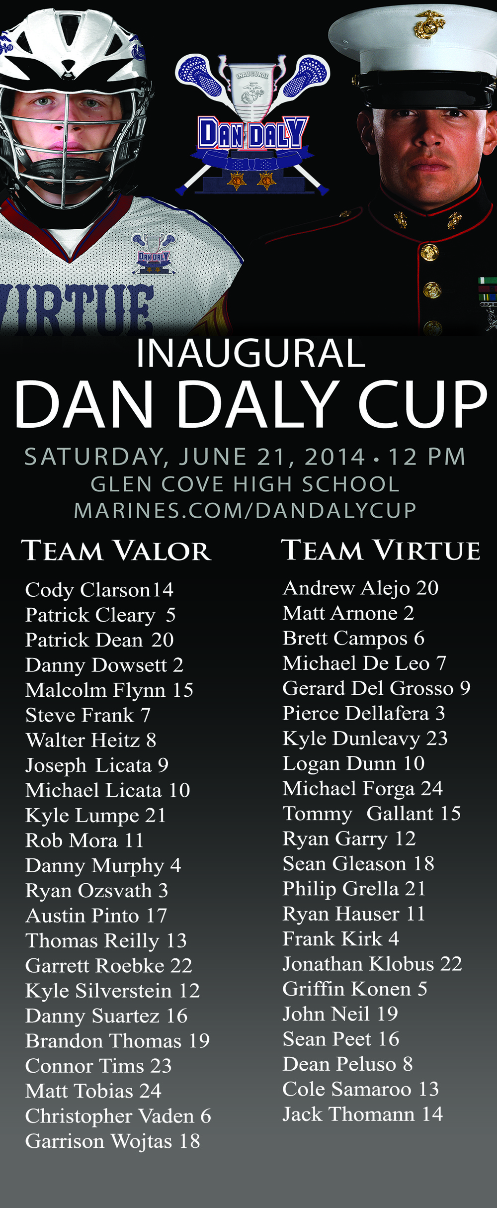 Dan Daly Cup all-star lacrosse player roster
