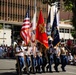 MARFORPAC Band marches in King Kamehameha Floral Parade