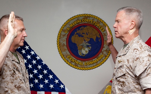 New MARCENT commander promoted, welcomed