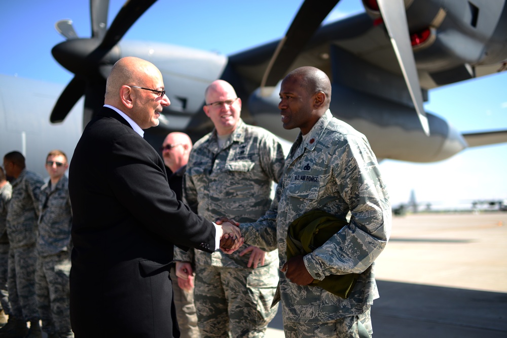 Secretary of defense official visits Cannon