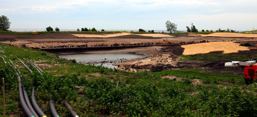 Corps of Engineers, Mayor Emanuel attend press conference for Chicago's Northerly Island