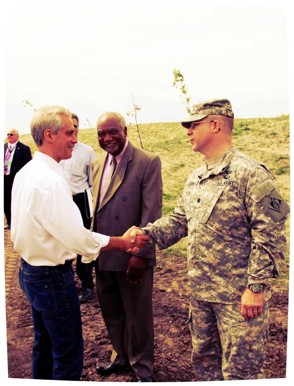 Corps of Engineers, Mayor Emanuel attend press conference for Chicago's Northerly Island
