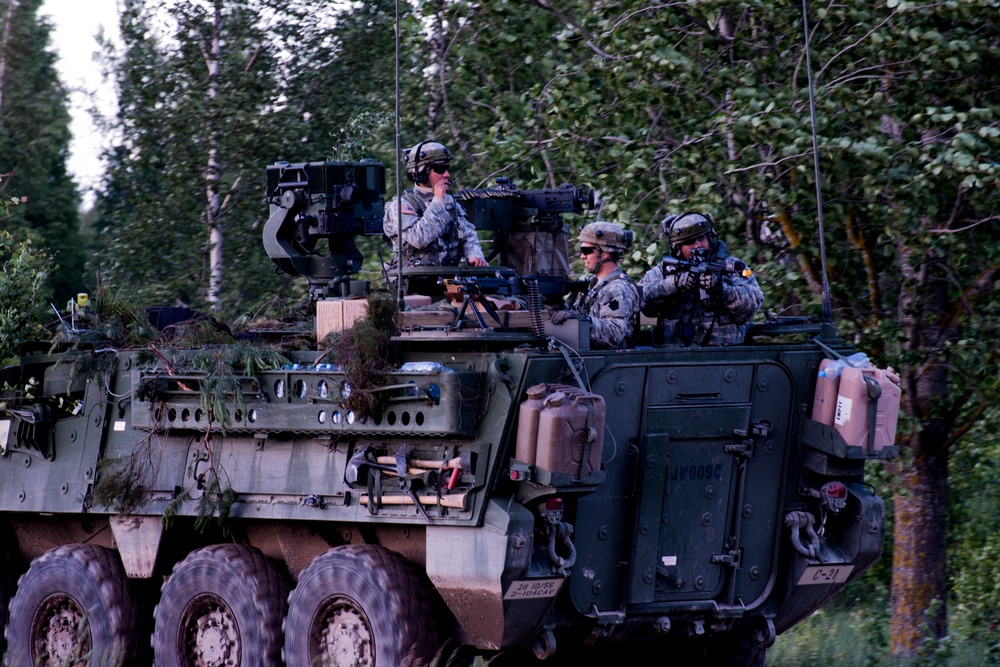 Final mission for Saber Strike 2014