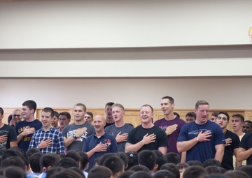 No better friend: Marines visit Japanese kindergarten
