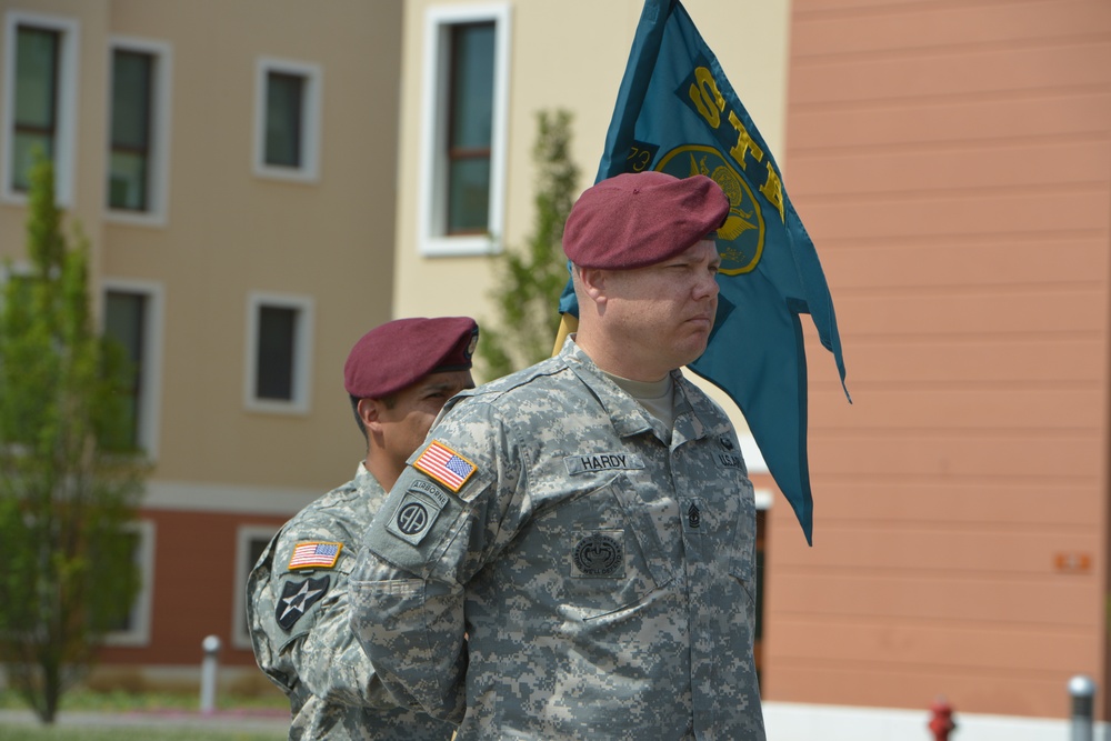 Change of command ceremony Headquarters and Headquarters Company, 173rd Brigade Special Troops Battalion, 173rd Airborne Brigade